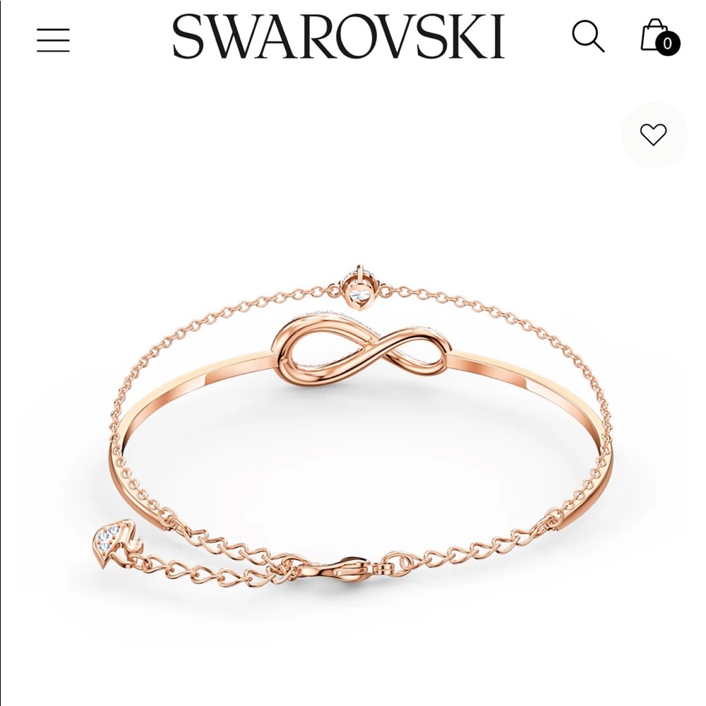 Swarovski infinity bangle - Picture 4 of 7